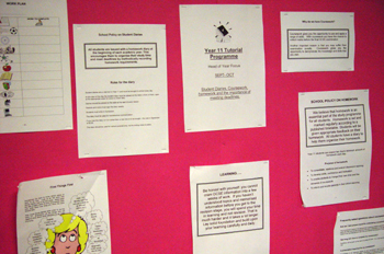 Tablón de anuncios de tutores