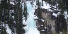 Cascada helada, Lago Louise, Parque Nacional Banff