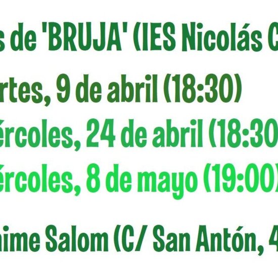 Bruja-horarios