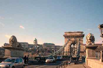 Puente de cadenas, Budapest, Hungría