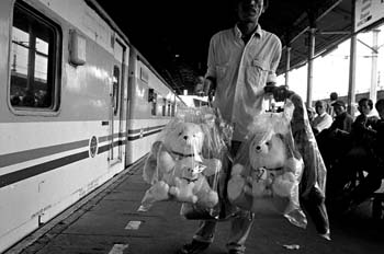 Vendedor de peluches, Indonesia