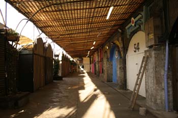 Mercadillo de Camden vacío, Londres