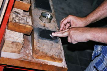 Afinado de una cuchilla de cepillo