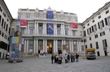 Entrada del Palacio Ducal, Génova