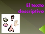 Texto descriptivo