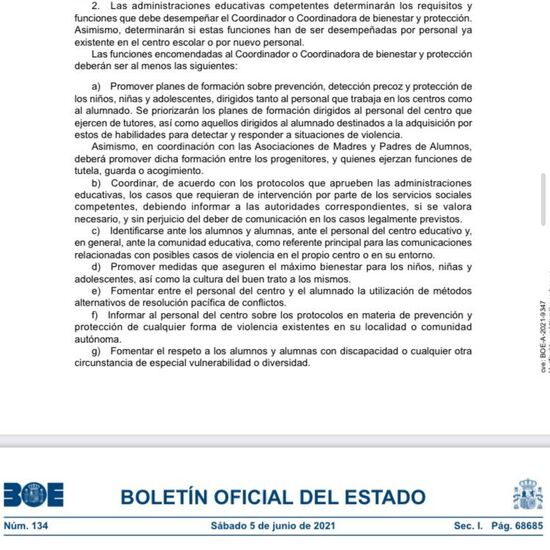 coordinador de bienestar