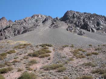 Camino de frontera con Chile