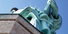Detalle de la Estatua de la Libertad, Nueva York, Estados Unidos