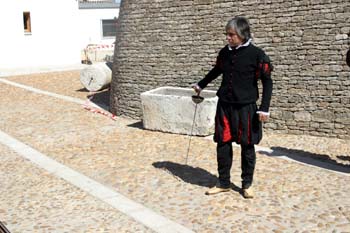 Representación teatral en el Museo del Carro, Tomelloso, Ciudad