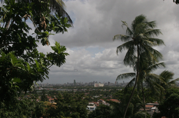 Vistas de Recife desde Olinda, Pernambuco, Brasil