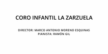 CORO INFANTIL LA ZARZUELA & ENCUENTRO ACM 2025