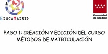 Métodos de Matriculación