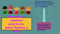 Normas y Límites para Padres y Educadores