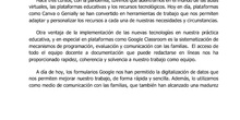 Reflexión práctica docente