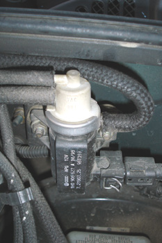 Electroválvula de control de geometria del turbo