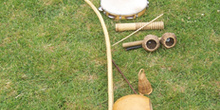 Berimbau, y otros instrumentos de la capoeira