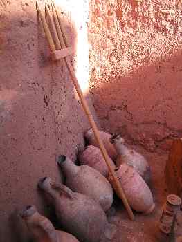 ánforas de barro bereberes