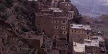 Edificaciones en Kohlan, Yemen