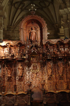 Coro de la Catedral de Guadix, Granada, Andalucía