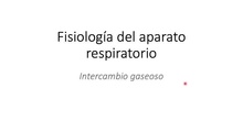Intercambio gaseoso