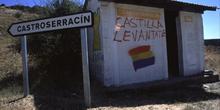 Parada de autobús, Castroserracín, Segovia, Castilla y León