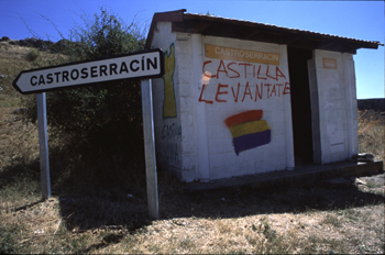 Parada de autobús, Castroserracín, Segovia, Castilla y León