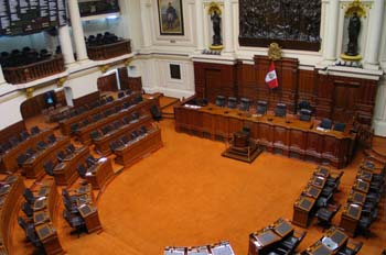 Hemiciclo del Congreso de la República del Perú