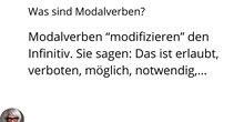 Modalverben 