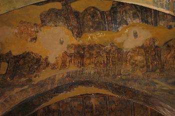 Frescos del castillo de Quseir Amra, Jordania