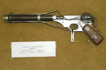 Pistola lanzacables Sander, Museo del Aire de Madrid