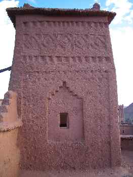 Torre de adobe, Ait Benhaddou, Marruecos