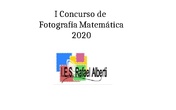 Concurso fotografía matemática 2020