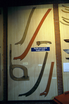 Construcción de una embarcación: Plantillas para trazado de bran