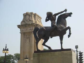 Estatua The Bowman, Chicago, Estados Unidos