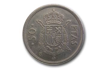 Pesetas, Juan Carlos, Cruz