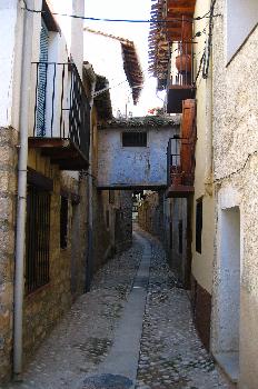 Calles pintorescas en Valderrobres, Teruel