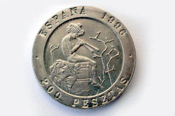 Pesetas, Maestros de la Pintura, , Cara