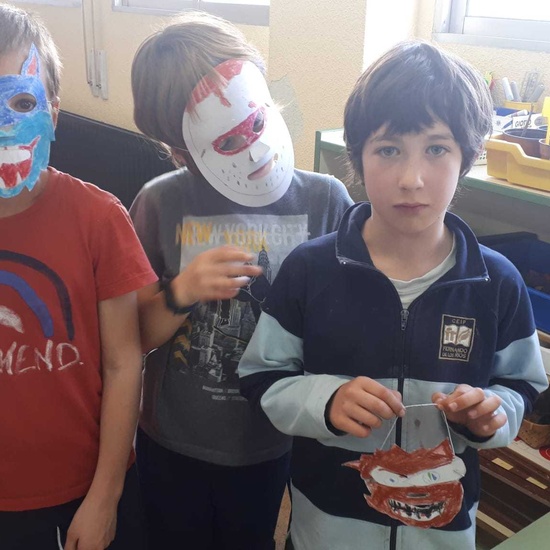 2020_02_24_4ºc REALIZA MASCARAS DE CARNAVAL_CEIP FDLR_LAS rOZAS 3