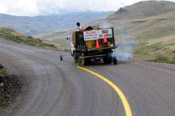 Carretera de Latacunga a Zumbahua, Ecuador