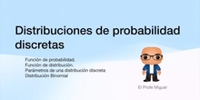 Distribuciones de probabilidad discretas