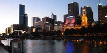 Melbourne al atardecer, Australia