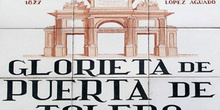 Indicativo de calle, Glorieta de Puerta de Toledo, Madrid