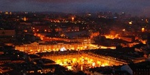 Alfama al anochecer desde el Castillo de San Jorge, Lisboa, Port