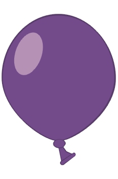 Globo violeta