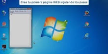 CÓMO CREAR TU PRIMERA PÁGINA WEB