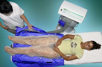 Presoterapia: retirada de tubos