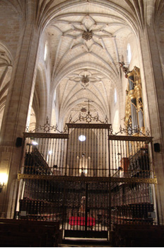 Coro y bóvedas góticas, Catedral de Calahorra