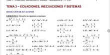 Explicación de la resolución de ecuaciones racionales y resolución del ejercicio 1 apartado q del tema