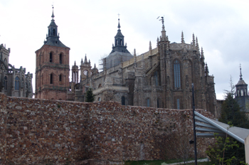 Catedral y murallas de Astorga, León, Castilla y León