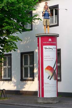 Decoración urbana en Dusseldorf, Alemania